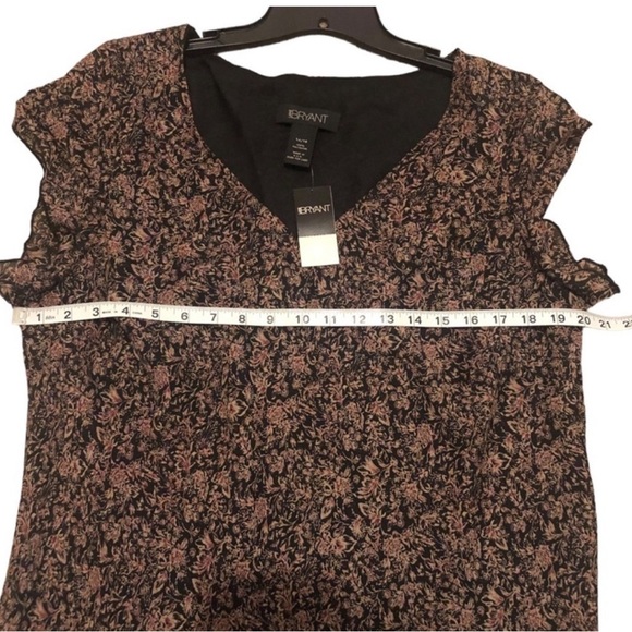 NWT Lane Bryant Dress V-Neck Asymmetrical Hem Floral Flowy Women’s Size 14/16 - Picture 6 of 7